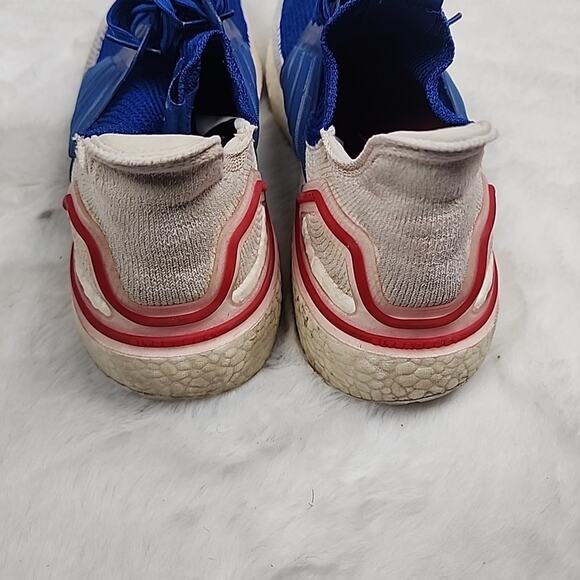 Adidas Mens Ultraboost 19 Blue White Running Athletic Shoes Size 13 US EF1340 - Picture 8 of 12